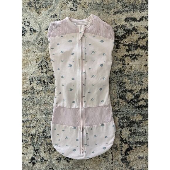 Pink Baby Girl Happiest Baby 100% Organic SNOO Sleep Sack Size L (18-26 Lbs) - Picture 3 of 5